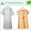 one piece long robe patient wear/hospital gown